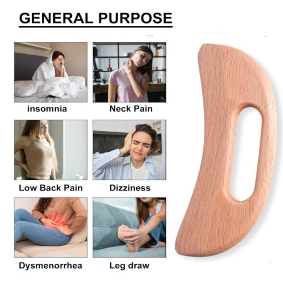 Wood therapy massage tool + Eucalyptus Massage Oil - Picture 4 of 4